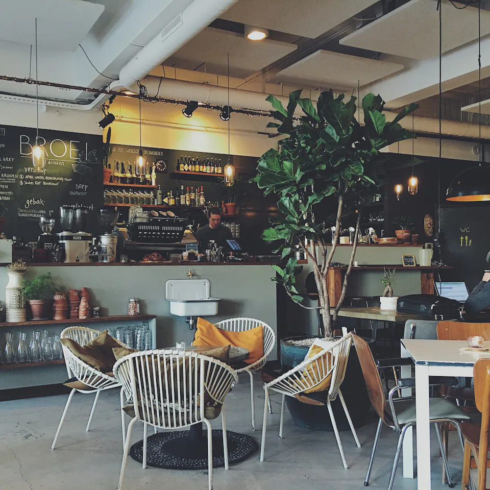 Hyggelig café